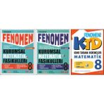 Fenomen 8.Sınıf Kurumsal Matematik Fasikülleri+Matematik Konu Tarama Denemeleri (3 Kitap)