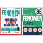 Fenomen 8.Sınıf Kurumsal Türkçe Fasikülleri +Fenomen 8. Sınıf 8B Türkçe (2 Kitap)