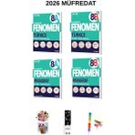 Fenomen 8. Sınıf Türkçe + Paragraf (A-B) Soru Bankası Seti (4kitap) (Uzay A+Emoji K+Kalem B) 2026
