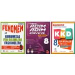 Fenomen 8. Sınıf+Newton Adım Adım Zirveye+Kurmay Kkd Fen Bilimleri (3 Kitap)