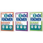 Fenomen Okul 2025 5. Sınıf Matematik + Türkçe + Fen Kök Soru Seti 3 Kitap Güncel Müfredat