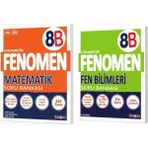 Fenomen Okul 2025 8. Sınıf Matematik + Fen Bilimleri B Serisi Soru Bankası Seti 2 Kitap