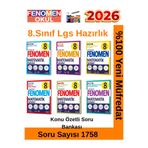 Fenomen Yayıncılık 2026 8.Sınıf Matematik Konu Özetli Soru Bankası Fasikülü(1758 Soru)6 Faikül