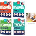 Fenomen Yayıncılık 5.sınıf Fenomen Türkçe Matematik Fen Paragraf (B) Serisi Set 2025 (Priz Tutucu Hediye)