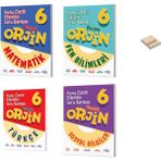 Fenomen Yayıncılık 6. Sınıf Orjin Matematik Fen Bilimleri Türkçe ve Sosyal Bilgiler Konu Özetli Soru Bankası 4lü Set + Telefon Tutucu