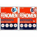 Fenomen Yayıncılık 8.Sınıf A-B Matematik Soru Bankası Seti 2 Kitap