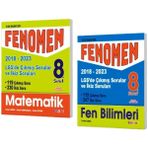Fenomen Yayıncılık 8. Sınıf LGS Matematik + Fen Bilimleri Çıkmış Sorular ve Ikiz Soruları (2018-2023) (2 Kitap)