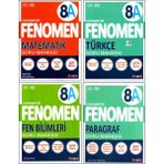 Fenomen Yayıncılık 8. Sınıf Lgs Matematik, Fen, Türkçe ve Paragraf Soru Bankası 4 Kitap Seti