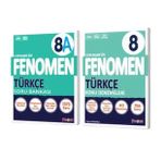 FENOMEN YAYINCILIK 8. Sınıf Türkçe A Soru Bankası + Türkçe Konu Denemeleri (2 Kitap)