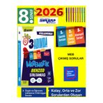 Fenomen Yayıncılık Ankara 25-26 Meb Uyumlu 8.Sınıf Güçlendiren 3 Adımda Benzer Matematik Soru Bankası+ANDROİD KALEM
