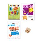 Fenomen Yayıncılık Fenomen 4. Sınıf Dört Işlem Problem ve Matematik Denemeleri 3lü Set + Telefon Standı