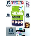 Fenomen Yayıncılık Fenomen 7. Sınıf Fen Bilimleri Soru Bankası (A) Ve Matematik Soru Bankası Hediye