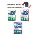 Fenomen Yayıncılık FENOMEN 8.sınıf KöK türkçe matematik fen bilimleri 3lü set kronometre ve kurumsal deneme hediyeli