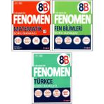 Fenomen Yayıncılık Fenomen 8. Sınıf Lgs Matematik(B)+Fen(B)+Türkçe(B) Soru Bankası 3 Kitap