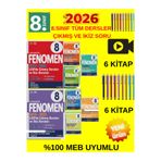 Fenomen Yayıncılık Fenomen 8.Sınıf Tüm Dersler Lgs Çıkmış Sorular Ve İkiz Sorular Seti 6 Kitap Kalem Seti