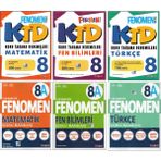 Fenomen Yayıncılık Fenomen KTD+8A 8. Sınıf Matematik+Türkçe+Fen B. (6 Kitap)