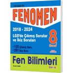Fenomen Yayıncılık Fenomen Yayınları LGS 8. Sınıf Fen Bilimleri Çıkmış Sorular ve İkiz Soruları 2018 - 2023 Ciltli