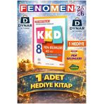 Fenomen Yayıncılık KKD 8.SINIF FEN BILIMLERI (42 FÖY) VE AYDIN MATEMATİK DENEME + NARTEST KURUMSAL DENEME HEDİYE