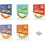 Fenomen Yayıncılık Orjin Lgs 8. Sınıf Matematik Fen Türkçe Inkılap ve Din Etkinlikli Konu Özetli Soru Bankası 5li Set + Telefon Tutucu