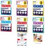 Fenomen Yayınları 2024-2025 8.sınıf Matematik Fasikül seti 1-2-3-4-5-6 fasikül (2hediye)