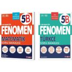 Fenomen Yayınları 2025 5. Sınıf Matematik - Türkçe B Serisi Soru Seti 2 Kitap