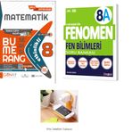 Fenomen Yayınları 2026 BUMERANG 8.SINIF MATEMATİK KONU ANLATIM + FENOMEN 8A FEN SORU BANKASI SET PRİZ TUTUCULU