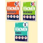 Fenomen Yayınları 5. Sınıf 3'lü Set Matematik - Fen Bilimleri – Türkçe