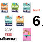 Fenomen Yayınları 6.sınıf A Serisi Türkçe-Matematik-Fen-Sosyal-Paragraf Soru Bankaları Set Ayıcık Fiş Tutucu Hediye