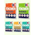 Fenomen Yayınları 8. Sınıf 5'li Set MatematikB - Fen BilimleriB - TürkçeB – T.C. İnkılap Tarihi ve Atatürkçülük – Paragraf B
