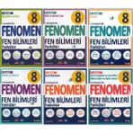 Fenomen Yayınları 8. Sınıf Fen Bilimleri Fasikülleri 6 Kitap LGS Hazırlık İçin 680 Sayfa
