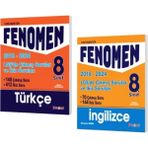 Fenomen Yayınları 8. Sınıf Lgs Türkçe + Ingilizce Çıkmış Sorular ve Ikiz Soruları (2018-2024)