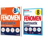 Fenomen Yayınları 8. Sınıf Matematik A Soru Bankası - Matematik 1. Fasikül Çarpanlar ve Katlar 2'li Set