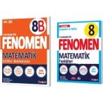 Fenomen Yayınları 8. Sınıf Matematik B Soru Bankası - Matematik 1. Fasikül Çarpanlar ve Katlar 2'li Set