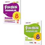 Fenomen Yayınları 8. Sınıf Matematik Fen Bilimleri Deneme Seti Yeni 2022