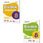 Fenomen Yayınları 8. Sınıf Türkçe Fen Bilimleri Deneme Seti Yeni 2022