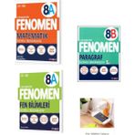 Fenomen Yayınları 8A MATEMATİK + 8A FEN + 8B PARAGRAF SET PRİZ TUTUCU HEDİYE