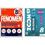 Fenomen Yayınları 8b Matematik ve Günay Zoom 8. Sınıf Fen Bilimleri Seti
