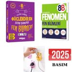 Fenomen Yayınları ANKARA GÜÇLENDİREN 8.SINIF FEN + FENOMEN 8B FEN BİLİMLERİ SORU BANKASI SET AYICIK FİŞ TUTUCU