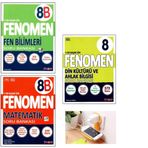 Fenomen Yayınları FENOMEN 8B FEN VE MATEMATİK + DİN KÜLTÜRÜ SET PRİZ TUTUCULU 2026 LGS