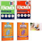 Fenomen Yayınları FENOMEN 8B FEN VE MATEMATİK + MOZAİK FEN VE MATEMATİK KLON DENEMELER SET PRİZ TUTUCULU