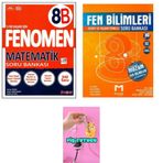 Fenomen Yayınları LGS 2026 8B MATEMATİK + MOZAİK FEN BİLİMLERİ SORU BANKALARI SET FİŞ TUTUCU HEDİYE
