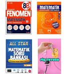 Fenomen Yayınları LGS 2026 8B MATEMATİK + MOZAİK MATEMATİK+ NEWTON ALLSTARS MATEMATİK SET FİŞ TUTUCU HEDİYE