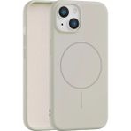 Fenza iPhone 14 Uyumlu Içi Kadife Magsafe Wireless Şarz Özellikli Taş Renkli Telefon Kılıfı - Taş Rengi