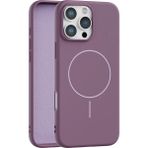 Fenza iPhone 16 Pro Uyumlu Içi Kadife Magsafe Wireless Şarz Özellikli Gül Kurusu Renkli Telefon Kılıfı