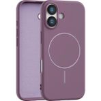 Fenza iPhone 16 Uyumlu Içi Kadife Magsafe Wireless Şarz Özellikli Gül Kurusu Telefon Kılıfı