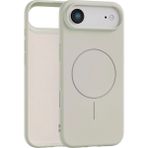 Fenza iPhone Air Uyumlu Içi Kadife Magsafe Wireless Şarz Özellikli Taş Renkli Telefon Kılıfı - Taş Rengi - iPhone 17 Air