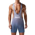 Feoya Bodysuit Gri Spor Halter Erkek Güreş Atlet