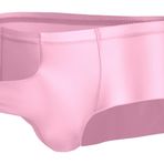 FEOYA Erkek iç çamaşırı, seksi boxer şort, fil, keseli, erotik, külot, streç, boksır şort, fil, iç çamaşırı, şeffaf parti külotu, Pembe., M