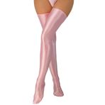 Feoya Silky Gloss 1-Pembe Hold Up Kadın Yüksek Çorap