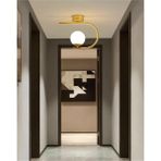 Fer Avize Alina Modern Metal Tekli Plafonyer Gold Tekli Avize